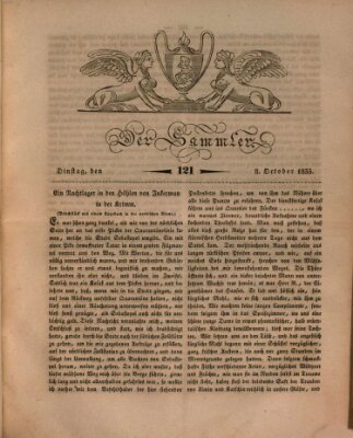 Der Sammler Dienstag 8. Oktober 1833