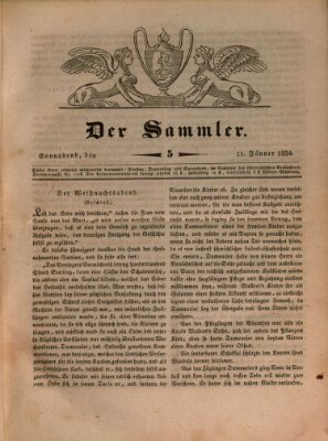 Der Sammler Samstag 11. Januar 1834