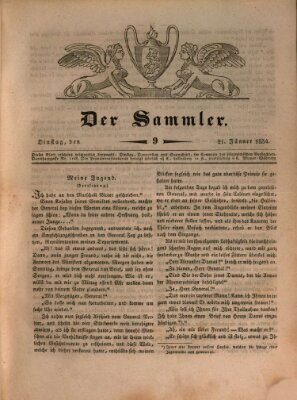 Der Sammler Dienstag 21. Januar 1834