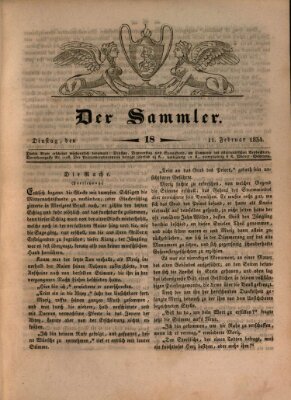 Der Sammler Dienstag 11. Februar 1834