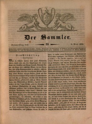 Der Sammler Donnerstag 8. Mai 1834