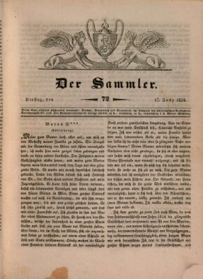 Der Sammler Dienstag 17. Juni 1834