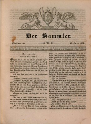 Der Sammler Dienstag 24. Juni 1834