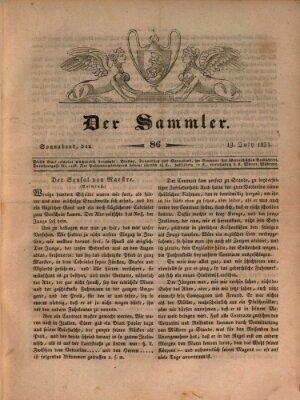 Der Sammler Samstag 19. Juli 1834