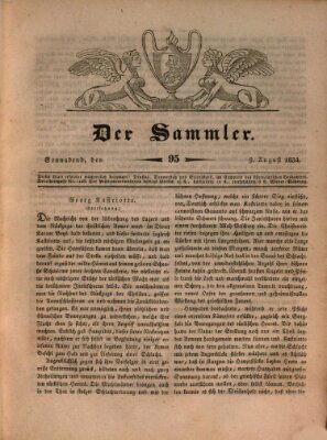 Der Sammler Samstag 9. August 1834