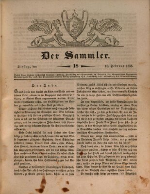 Der Sammler Dienstag 10. Februar 1835