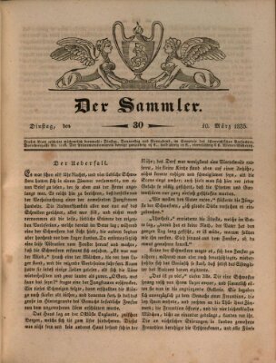 Der Sammler Dienstag 10. März 1835