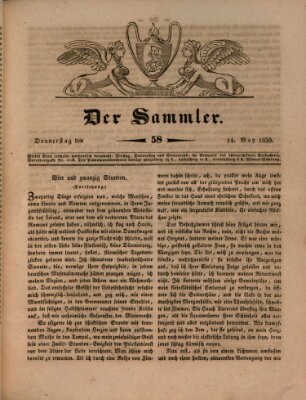 Der Sammler Donnerstag 14. Mai 1835