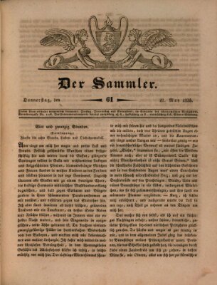 Der Sammler Donnerstag 21. Mai 1835