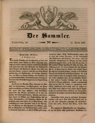 Der Sammler Donnerstag 11. Juni 1835