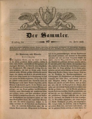 Der Sammler Dienstag 21. Juli 1835