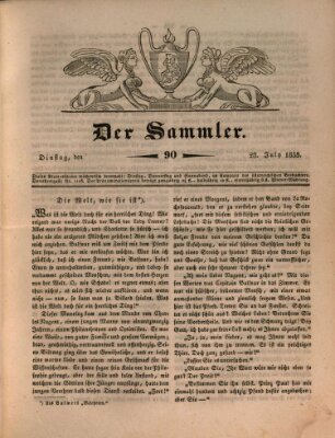 Der Sammler Dienstag 28. Juli 1835