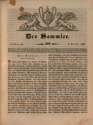 Der Sammler Dienstag 6. Oktober 1835