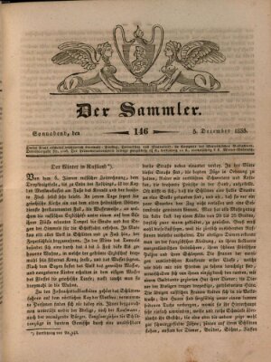 Der Sammler Samstag 5. Dezember 1835