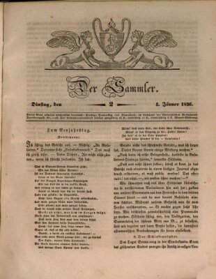 Der Sammler Dienstag 5. Januar 1836