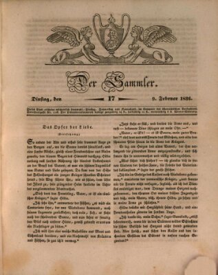 Der Sammler Dienstag 9. Februar 1836