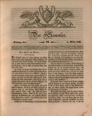 Der Sammler Dienstag 8. März 1836