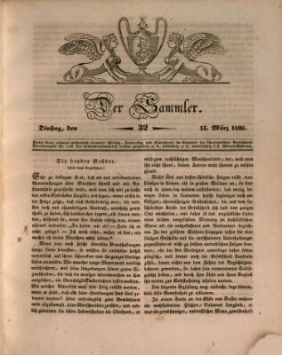 Der Sammler Dienstag 15. März 1836