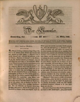 Der Sammler Donnerstag 17. März 1836