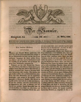 Der Sammler Samstag 19. März 1836