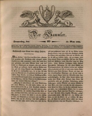 Der Sammler Donnerstag 19. Mai 1836