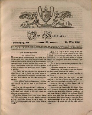 Der Sammler Donnerstag 26. Mai 1836