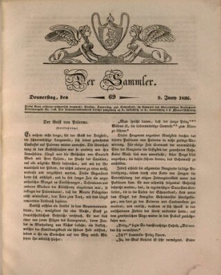 Der Sammler Donnerstag 9. Juni 1836