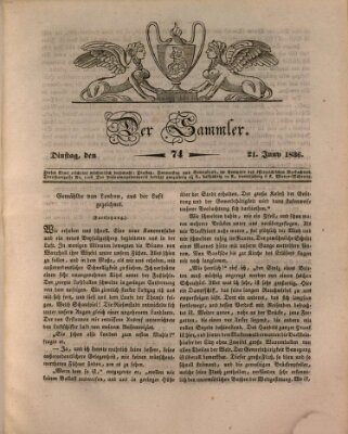 Der Sammler Dienstag 21. Juni 1836