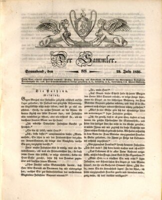 Der Sammler Samstag 23. Juli 1836