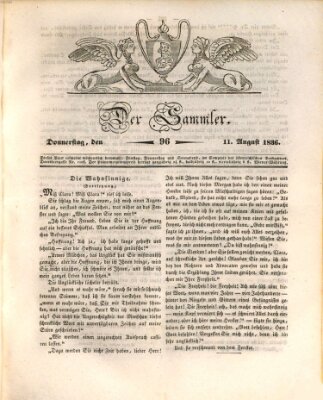 Der Sammler Donnerstag 11. August 1836