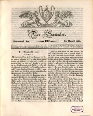 Der Sammler Samstag 20. August 1836