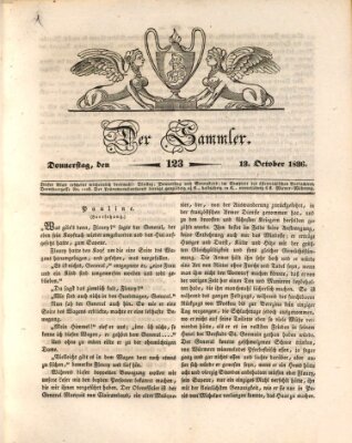 Der Sammler Donnerstag 13. Oktober 1836