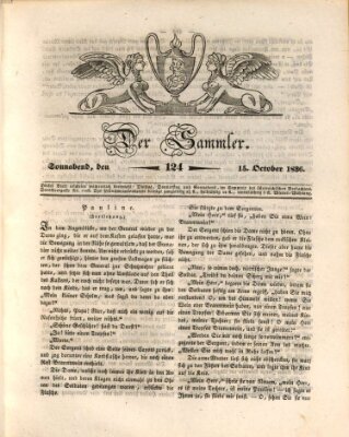 Der Sammler Samstag 15. Oktober 1836