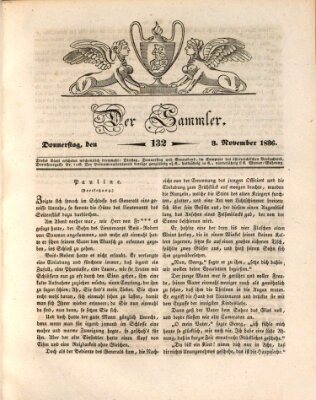 Der Sammler Donnerstag 3. November 1836
