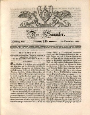 Der Sammler Dienstag 13. Dezember 1836