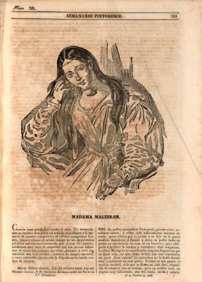 Semanario pintoresco español Sonntag 23. Oktober 1836