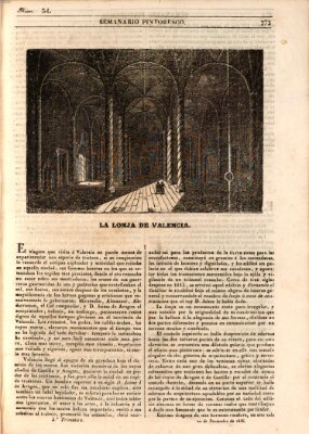 Semanario pintoresco español Sonntag 20. November 1836