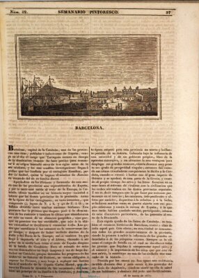 Semanario pintoresco español Sonntag 26. März 1837