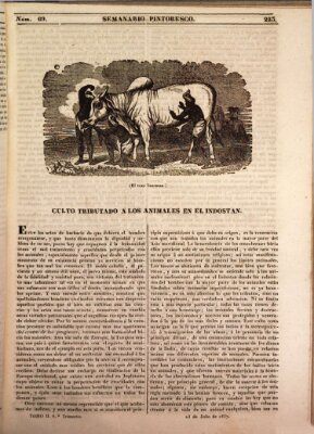 Semanario pintoresco español Sonntag 23. Juli 1837