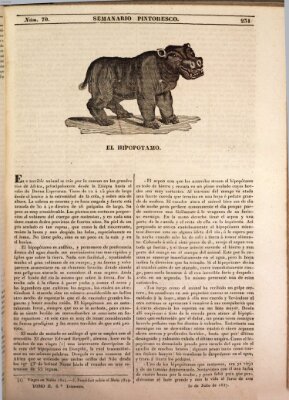 Semanario pintoresco español Sonntag 30. Juli 1837