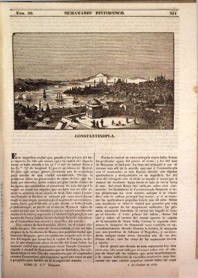 Semanario pintoresco español Sonntag 8. Oktober 1837