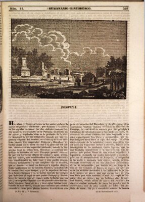 Semanario pintoresco español Sonntag 26. November 1837