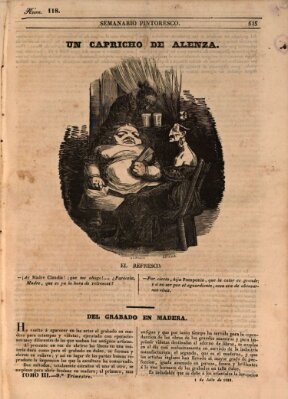 Semanario pintoresco español Sonntag 1. Juli 1838