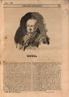 Semanario pintoresco español Sonntag 15. Juli 1838