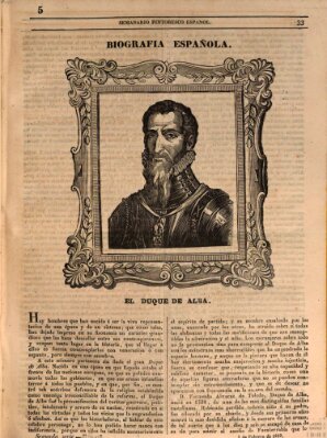 Semanario pintoresco español Sonntag 3. Februar 1839