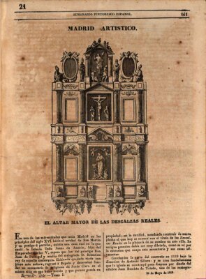 Semanario pintoresco español Sonntag 26. Mai 1839