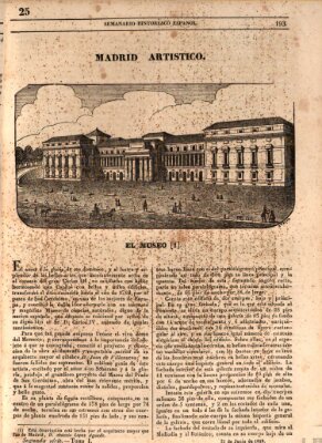 Semanario pintoresco español Sonntag 23. Juni 1839