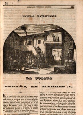 Semanario pintoresco español Sonntag 4. August 1839