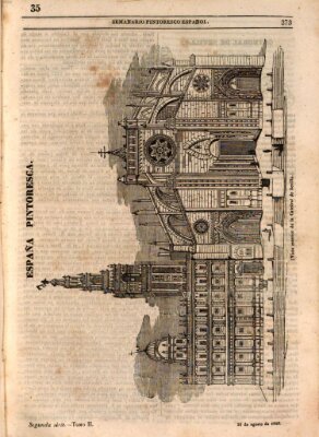 Semanario pintoresco español Sonntag 30. August 1840