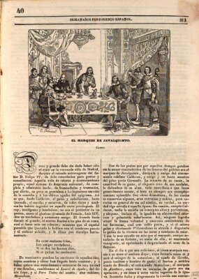 Semanario pintoresco español Sonntag 4. Oktober 1840